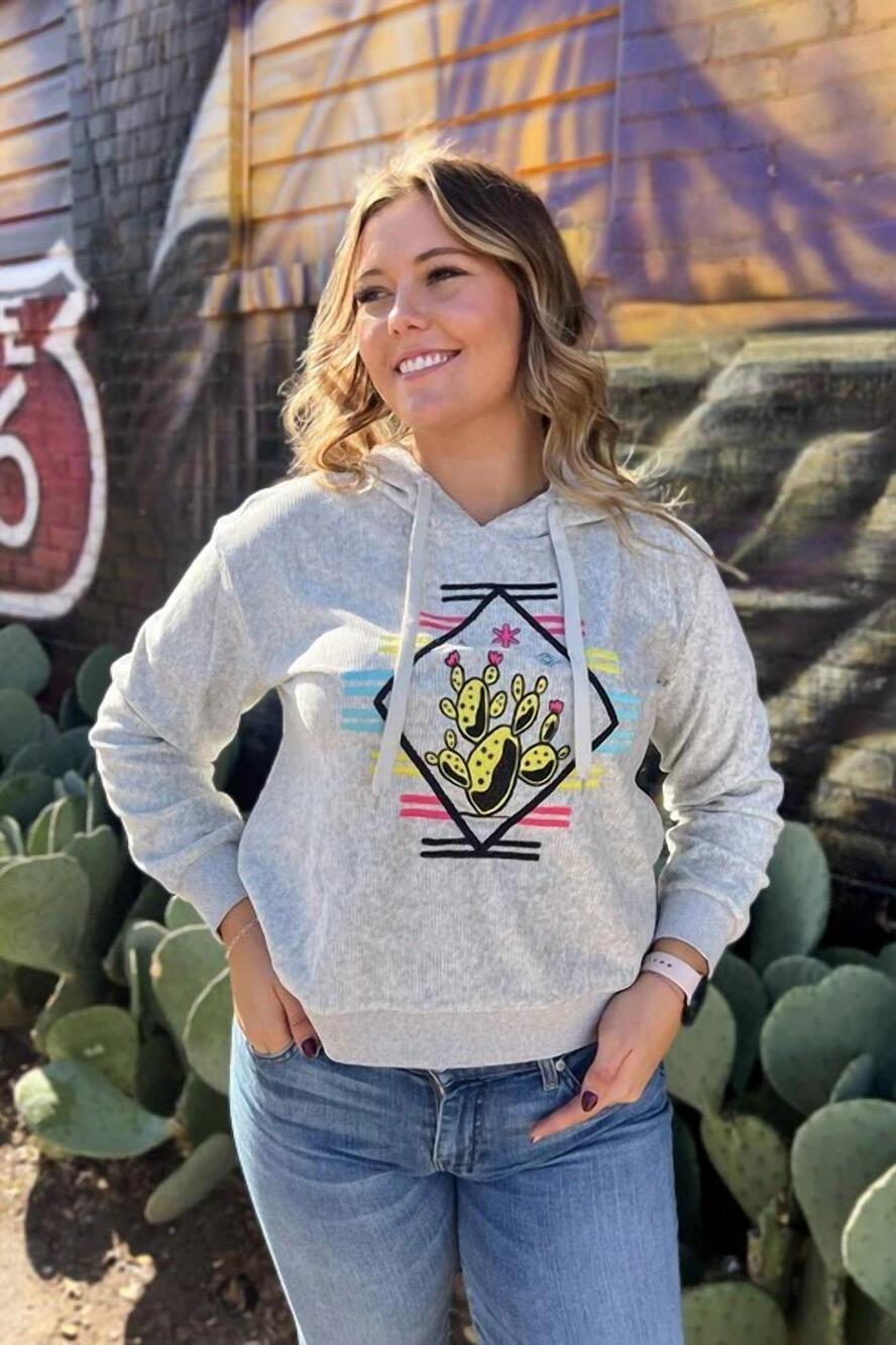 NEW ROWDY CROWD desert spirit hoodie in oatmeal